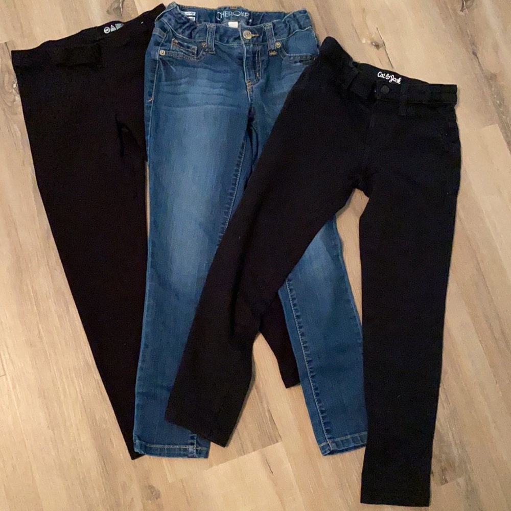 Girls Pants Bundle, Size M (7/8)